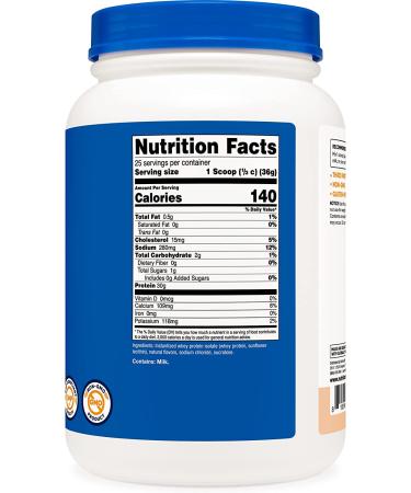 Nutricost Cake Batter Whey Protein Isolate Powder - 2LB Pack (1 Count) - Buy Online on GoSupps.com