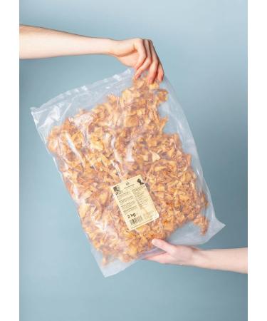 KoRo - Dried pineapple in pieces 2 kg - Untreated dried fruits sugar and sulfur free - Buy Online on GoSupps.com