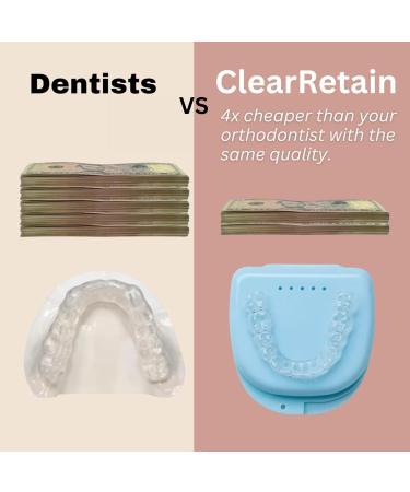 Custom Clear Dental Retainers Kit | Perfect Fit Replacement Upper & Lower Retainers for at Home Use - Buy Online on GoSupps.com