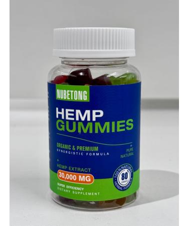 Hemp Gummies for Sleep Pain Anxiety Organic High Potency Extra Strength Hemp Oil Extract Edible Gummy Supplement for Adult Gummy 2 Packs - Buy Online on GoSupps.com