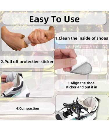 Heel Pads 3 Pair Inserts for Women Men - Protectors Grips for Shoes Boots - 3 Colors - Cushion Inserts for Loose Shoes - Foot Pads for Heels - Buy Online on GoSupps.com