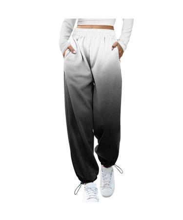 Parachute Pants Y2K Women Cargo Pants Baggy Cargohose Track Pants Streetwear Vintage Jeans Pants 90s E-Girl Streetwear Cargo Pants Y2K Sports Pants Lang Lock 02 Dunkel Gray XXL