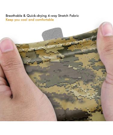 Riverruns UPF 50+ Fingerless Fishing Gloves for Men and Women - UV Protection Sun Gloves for Fishing, Boating, Kayaking, Hiking, Running, Cycling, Driving - CamoQuag Medium - Buy Online on GoSupps.com