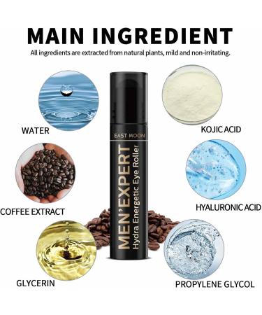 Men Plus Expert Hydra Energetic Eye Roller Men Expert Hydra Energetic Eye Roller Men'Expert Dark Under Eye Instantly Treats and Brightens the Under Eye Area - Buy Online on GoSupps.com