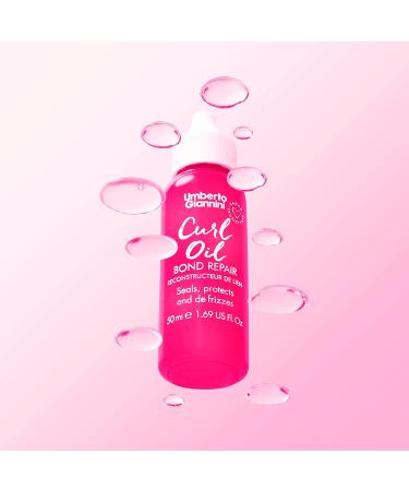 Umberto Giannini Curl Oil Bond Repair - Vegan Hair Oil for Waves Curls & Coils | Defrizz & Repair 1.69 Fl Oz - Buy Online on GoSupps.com
