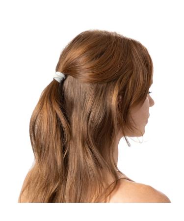Kitsch Recycled Nylon Hair Ties - Pack of 20 | No Damage Elastics for Thick & Thin Hair | Hair Accessories for Girls - Buy Online on GoSupps.com