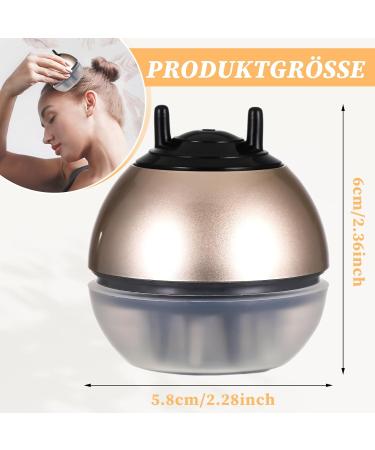 Scalp Massage Brush & 2-in-1 Hair Applicator - Essential Oil Serum & Head Massage Device for Hair Treatment - Buy Online on GoSupps.com