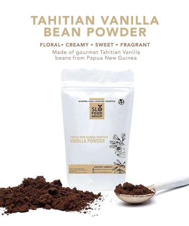 Slofoodgroup - Tahitian Vanilla Bean Powder - 1 oz. - Made from Premium Whole Ground Vanilla Beans from Papua New Guinea - For Cooking  Baking  and Ice Cream Desserts 1 Ounce (Pack of 1) - Buy Online on GoSupps.com