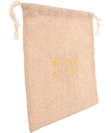 Beavorty 2pcs Hair Dryer Storage Bag Hairdryer Sackpack Hair Dryer Organizer Drawstring Storage Bags Fabric 29.50X25.50X1.00CMx2pcs Light Yellowx2pcs - Buy Online on GoSupps.com