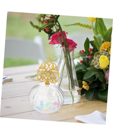 NUOBESTY Party Favors 12pcs Box Candy Box Gold Decor Wedding Decor Banquet Party Cases Sugar Cases Decorate Baby Bulk 9.30X6.20X6.20CM Picture 1 - Buy Online on GoSupps.com