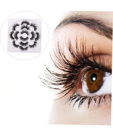 Beavorty 1 Box Fake Eyelashes Women Eyelashes Creative Fake Eyelashes natural false eyelashes essence three-dimensional fiber cosmetics natural multi-layer make up eyelashes Makeup Tools - Buy Online on GoSupps.com
