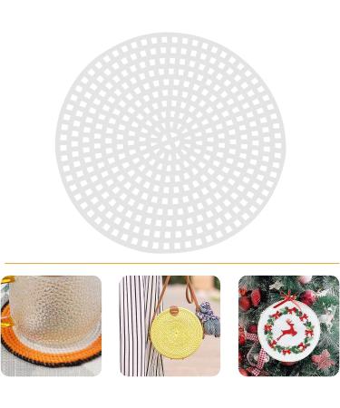 Exceart 30pcs Plastic Canvas Shapes for DIY Cross Stitch Embroidery - Round 7.7cm Mesh Screen for Needlepoint Craft Projects - Buy Online on GoSupps.com