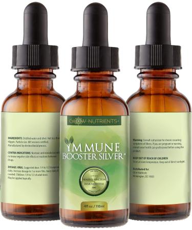 Immune Booster Silver - Certified Nano Colloidal Silver Liquid | Natural Immune Health Remedy - Buy Online on GoSupps.com