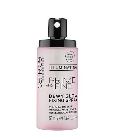 Catrice Prime & Fine Illuminating Dewy Glow Spray - Transparent, Fast Drying Fixing Spray - Paraben Free, Vegan, Cruelty Free - 1.69 Fl Oz - Buy Online on GoSupps.com