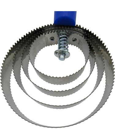 SecureFix Direct Spiral Curry Comb Horse (Brush Pets Equestrain Metal Grooming Shredding Blue) - Buy Online on GoSupps.com