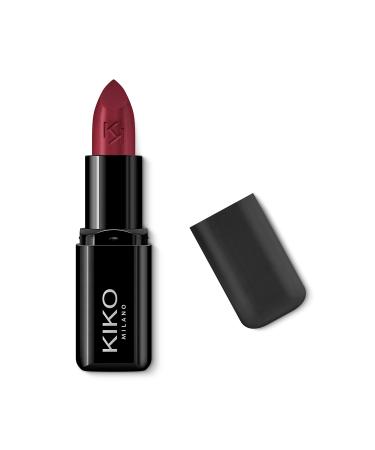 KIKO Milano Smart Fusion Lipstick 417 | Rich and nourishing lipstick with a bright finish 417 Bordeaux 1 Count (Pack of 1)