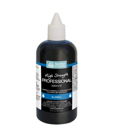 Squires Kitchen Bluebell Navy Blue Professional Edible Food Colour Liquid 200ml
