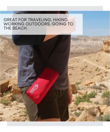 BreezyPacks Medicine Cooling Case | Rechargeable Insulin and EpiPen Travel Bag | TSA Approved | Room Temperature Storage | Red - Buy Online on GoSupps.com
