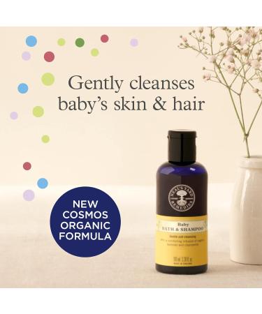 Neal's Yard Remedies Organic Baby Collection | Bath & Shampoo Oil Balm Flannel Set for New Moms & Mums-To-Be | Vegan Baby Skin Care - Buy Online on GoSupps.com