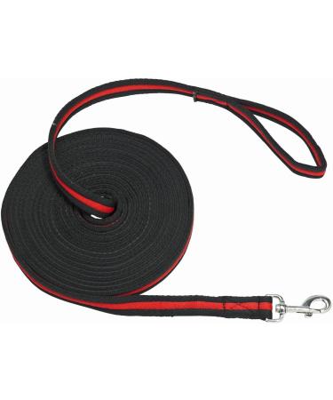 Busse Longe Soft Black/Red - 8m Long Durable Longe Line for Horses | International Shipping Available - Buy Online on GoSupps.com