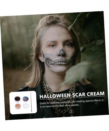 Buy Housoutil Halloween Scar Cream Makeup Set - Special Effects Spatula & Water Dipper for Realistic Modeling | International Shipping Available - Buy Online on GoSupps.com