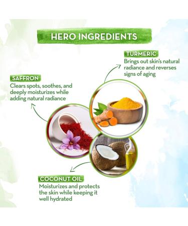 Natural Face Wash for All Skin Types - Turmeric & Saffron for Tan Removal & Brightening | SLS & Paraben Free | 100ml - Buy Online on GoSupps.com