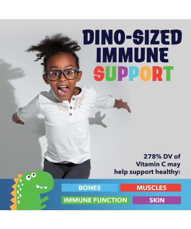 KAL Vitamin C-Rex Kids Gummies - Immune, Bone, Muscle & Skin Support - 60 Gummies - Buy Online on GoSupps.com