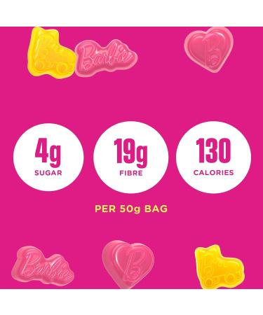 SmartSweets Gummy Candy Barbie Pink Lemonade Dream 50 gram pouches (pack of 14) - Buy Online on GoSupps.com