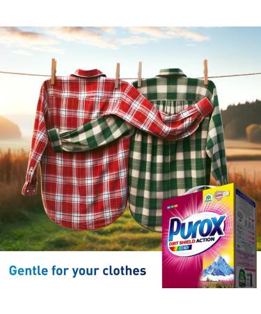 PUROX Color Laundry Powder (142 Washes) for Colored Textiles Box of 10 kg - Buy Online on GoSupps.com
