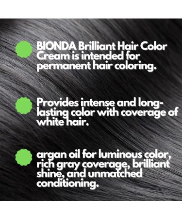 Bionda Brilliant permanent hair color with argan oil 100 ml glossy shine intense color 103 very light blonde - Buy Online on GoSupps.com