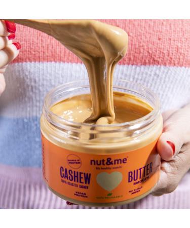 Nut&me Cashew Butter 600 g | Butter Made from 100% Roasted Cashews | Sugar Free Gluten Free and No Additives | No Palm Oil | - Buy Online on GoSupps.com