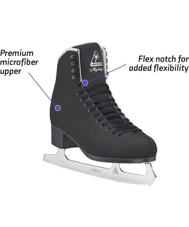 Jackson Ultima Mystique Men's/Boys Black Kids 2 Ice Skates with Mark II Blade - Buy Online on GoSupps.com