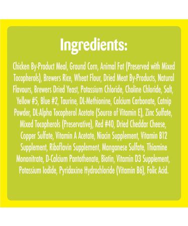 TEMPTATIONS Mix-Ups Cat Treats Chicken & Catnip & Cheddar 85g Pouch (12 Pack) 85 g (Pack of 12) Chicken - Catnip - Cheddar Cat Treats - Buy Online on GoSupps.com