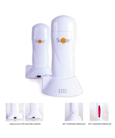 Sunzze Professional 2-Way Wax Station with Temperature Controller Ideal for 100ml Wax Cartridges | International Shipping Available - Buy Online on GoSupps.com