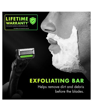 GilletteLabs Men's Razor Blade Refills with Exfoliating Bar - 10 Cartridges - Buy Online on GoSupps.com