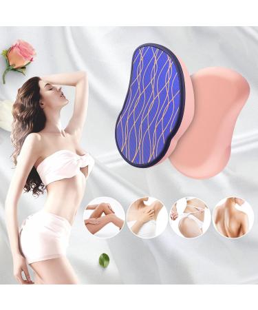 Botiniv Magic Crystal Hair Remover - Gentle Peeling Eraser for All Body Parts | Reusable & Quick Hair Removal - Pink - Buy Online on GoSupps.com