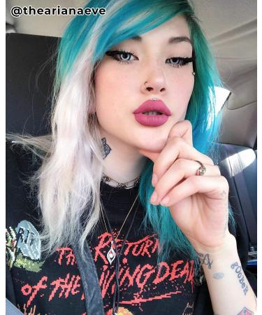 ARCTIC FOX Aquamarine Semi-Permanent Hair Color Dye - Vegan & Cruelty-Free (8 Fl Oz) - Buy Online on GoSupps.com