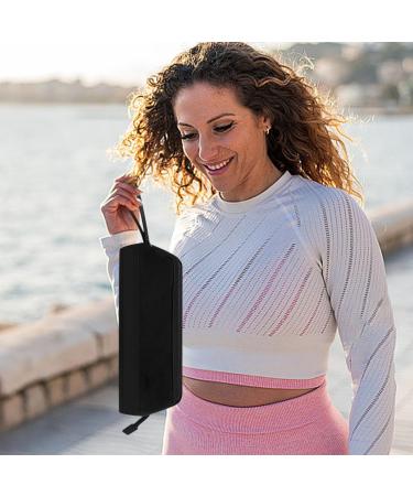 Blow Dryer Case - Hair Dryer Case Curling Iron Bag | Dustproof Oxford Cloth Pu Leather Blow Dryer Protective Bag Portable Hair Air Wrap Dryer Case for Outdoors 14.96x6.29x5.51inches Black - Buy Online on GoSupps.com