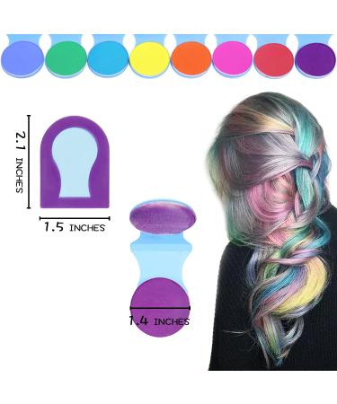 8 Colors Hair Chalk for Kids | Washable Non-Sticky Vibrant Hair Color Makeup Kit for Girls with Dark or Blonde Hair | Great for New Year, Birthday Party, Cosplay | DIY Christmas Gift for Kids Aged 4-10+ | G1 - Buy Online on GoSupps.com