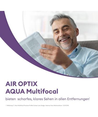 Air Optix Aqua Multifocal Soft Contact Lenses - 6 Pack BC 8.6 mm DIA 14.2 mm -5.00 Diopters High ADD | Shop Internationally - Buy Online on GoSupps.com