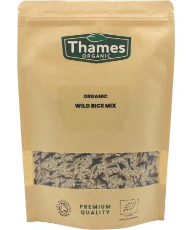 Organic Wild Rice Mix - Camargue Red Rice Long Grain Brown Rice - Thames Organic 1kg (Pack of 1) - Buy Online on GoSupps.com