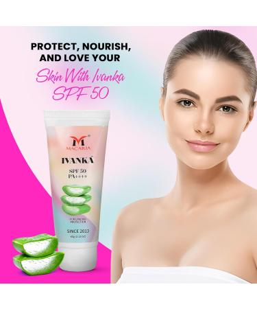 Macaria Cosmetics Ivanka SPF 50 Cream for Brightening lightening skin for men - Buy Online on GoSupps.com