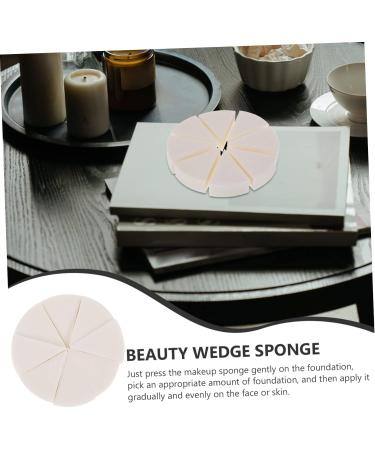 POPETPOP 10 Sets Triangular Sponge Puff Mini Makeup Sponge Triangle Powder Puff Makeup Wedge Sponges Triangle Cosmetic Sponge Emulsion Dry Puff Wedge Shape Girl White - Buy Online on GoSupps.com