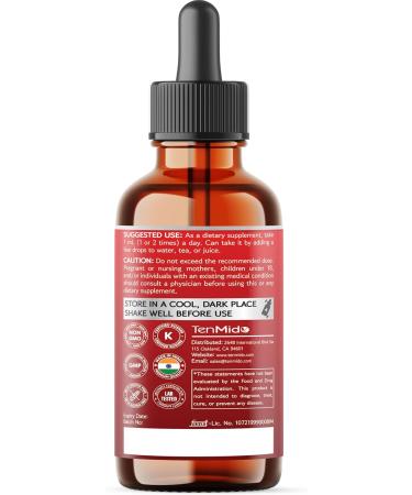 Tenmido 13in1 Wormwood Tincture - Wormwood Black Walnut Clove Extract with Berberine HCl Ceylon Cinnamon Bitter Melon Milk Thistle Turmeric & More - 30 Days Supply - 1 FL Oz - Buy Online on GoSupps.com