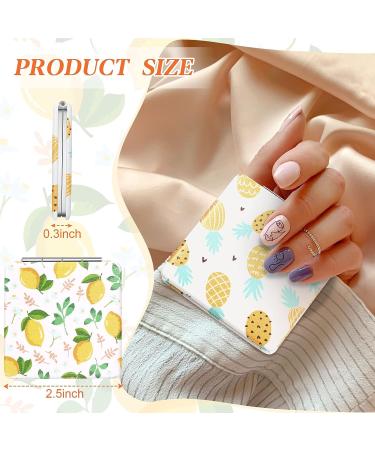 Vicenpal Compact Mirrors Set - Fruit Design Mini Pocket Mirrors for Makeup - Double Sided Magnifying Portable Mirrors - Ideal Gift for Women, Girls, Mother, Kids (6 Pcs) - Buy Online on GoSupps.com