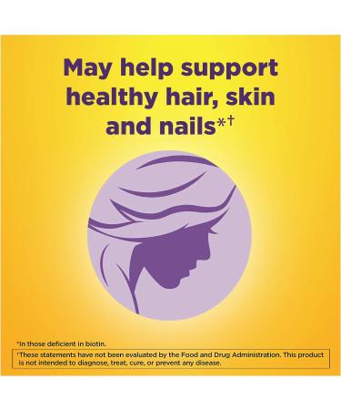 Biotin 2500 mcg Softgels 90 Ct - Promotes Healthy Hair, Skin & Nails - Buy Online on GoSupps.com