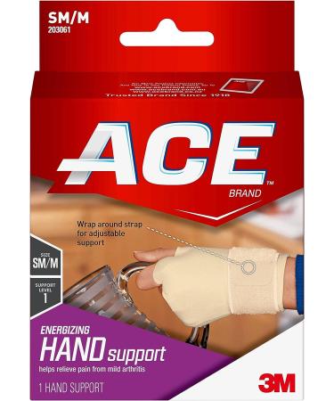 ACE Energizing Hand Support - Small/Medium Beige - 1 Pack - Buy Online on GoSupps.com