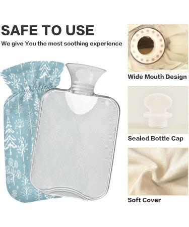 Buy KCL Deci 2L Hot Water Bottle with Christmas Tree Cover - White Snow | Pain Relief & Therapy for Cramps & Cold Feet - Buy Online on GoSupps.com