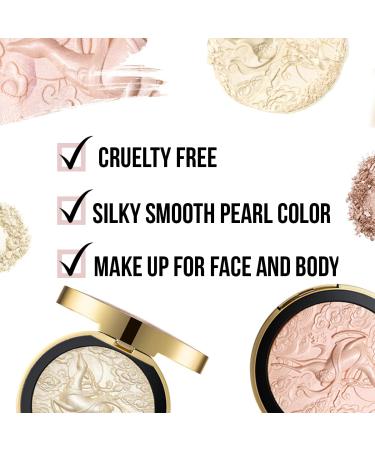 CARSLAN Deer Sculpture Metallic Highlighter Palette - Champagne Gold 0.3Oz - Buy Online on GoSupps.com