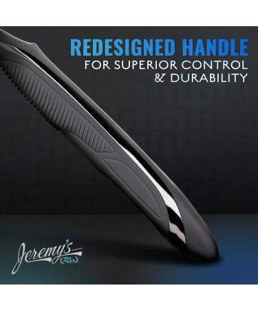 Jeremy's Razors for Men - Precision 5 Blade Shaving Kit | Stainless Blades Lubricating Strip & Trimmer | Travel Shaver for Face Body & Head (1 Razor + 1 Cartridge - Buy Online on GoSupps.com